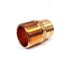 Adaptador Macho Cobre